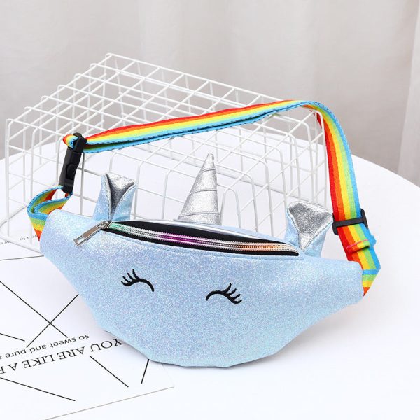 Wholesale Children s Cartoon Laser Sequin Waist Bag Hot on Sale