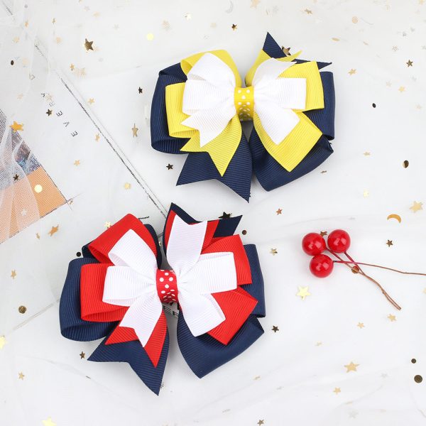 Wholesale Thread Ribbon Petal Mermaid Bow Hair Clips Online Sale