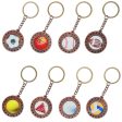 Wholesale Wooden Football Baseball Keychain Cheap