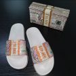 Wholesale TPR Dollar Rhinestone Flat Flip Flops For Discount