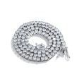 Wholesale Tennis Chain Alloy Zircon One Row Necklaces Hot on Sale