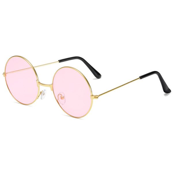 Wholesale Zhendianzhibao Retro Round PC Sunglasses Hot on Sale