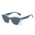 Wholesale Cat Eye PC Sunglasses with Transparent Edge Online Hot Sale