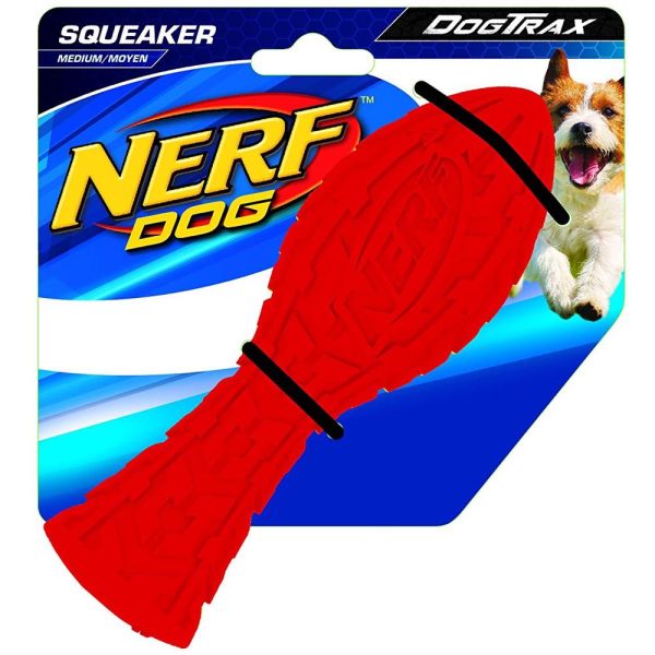 Nerf Dog DogTrax Tire Squeak Aero Dog Toy (Medium) Cheap