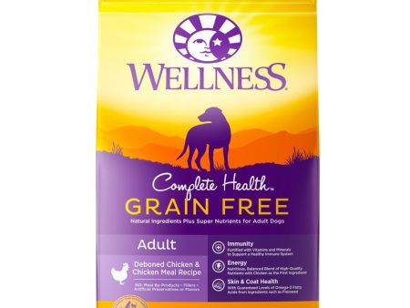 20% OFF: Wellness Complete Health Grain Free Adult Chicken & Chicken Meal Dry Dog Food Cheap