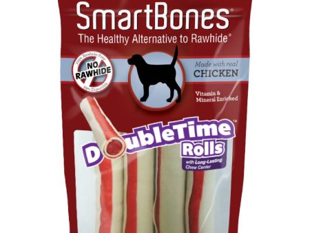 10% OFF: SmartBones DoubleTime Rolls Chicken Dog Chews 4pc Fashion