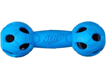 Nerf Dog Wrapped Bash Barbell Dog Toy (Medium) Hot on Sale