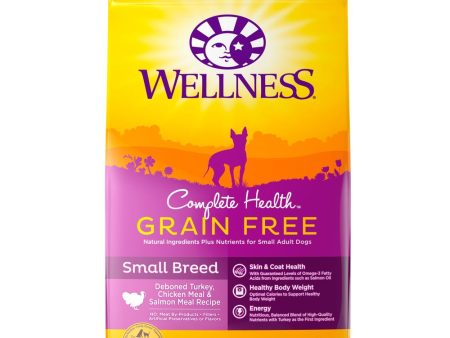 20% OFF+FREE WIPES w 11lb: Wellness Complete Health Grain Free Small Breed Adult Dry Dog Food For Cheap