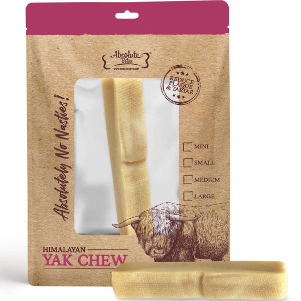 33% OFF: Absolute Bites Himalayan Yak Chew Dog Treats Supply