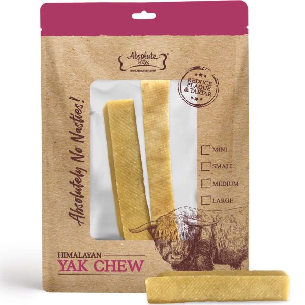 33% OFF: Absolute Bites Himalayan Yak Chew Dog Treats Supply