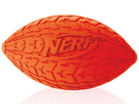 Nerf Dog DogTrax Tire Squeak Football Dog Toy (Small) Discount