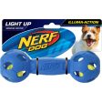 Nerf Dog LED Bash Barbell Light-Up Dog Toy (Medium) Supply