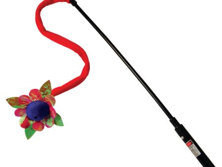 Kong Laser Teaser Wand Cat Toy (Flower) Online