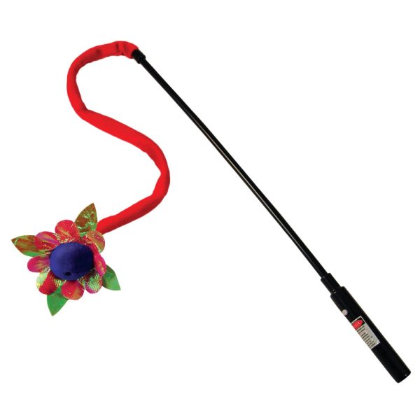 Kong Laser Teaser Wand Cat Toy (Flower) Online