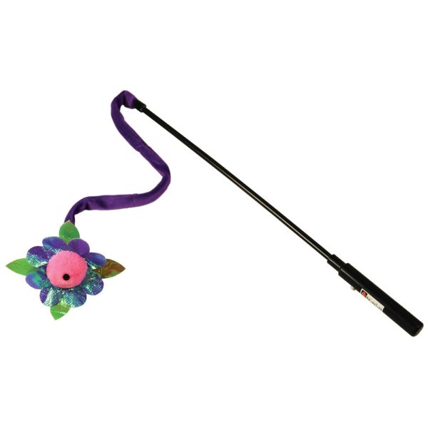 Kong Laser Teaser Wand Cat Toy (Flower) Online