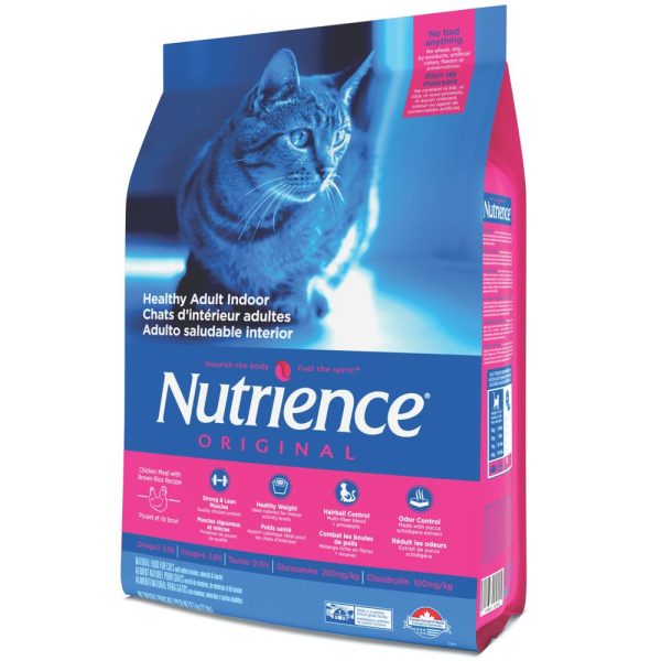 Nutrience Original Healthy Adult Indoor Chicken Meal with Brown Rice Recipe Dry Cat Food 2.5kg Online Sale