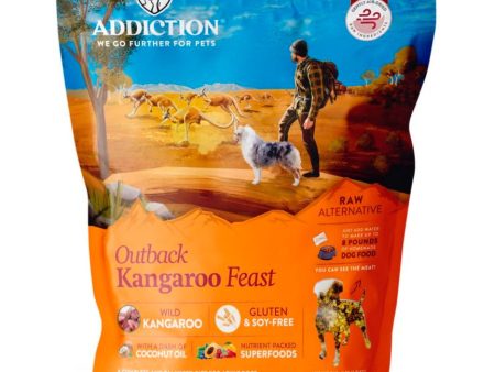 20% OFF: Addiction Outback Kangaroo Feast Grain Free Raw Alternative Dog Food 2lb For Cheap