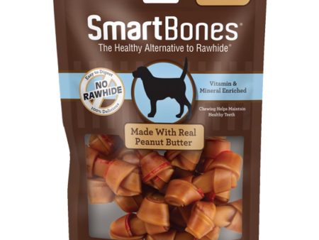 SmartBones Rawhide-Free Peanut Butter Mini Dog Chews 16pc For Discount