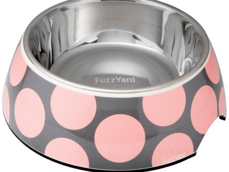 15% OFF: FuzzYard Easy Feeder Dog Bowl - Bubblelicious (Pink) Supply