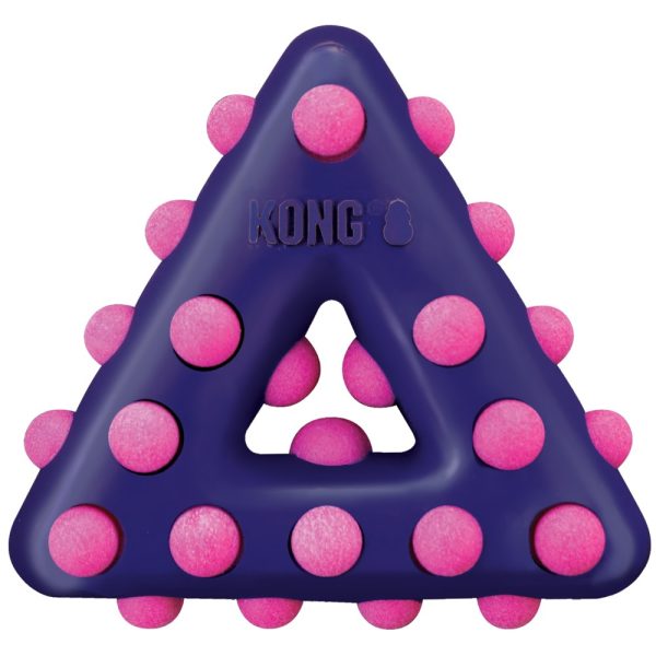 Kong Dotz Triangle Dog Toy Online